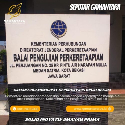 Wujud Kepercayaan Mitra, GAMANTARA Kembali Dipercaya Kelola Jasa Pengamanan, Kebersihan, dan Pengemudi di BPUJI Bekasi